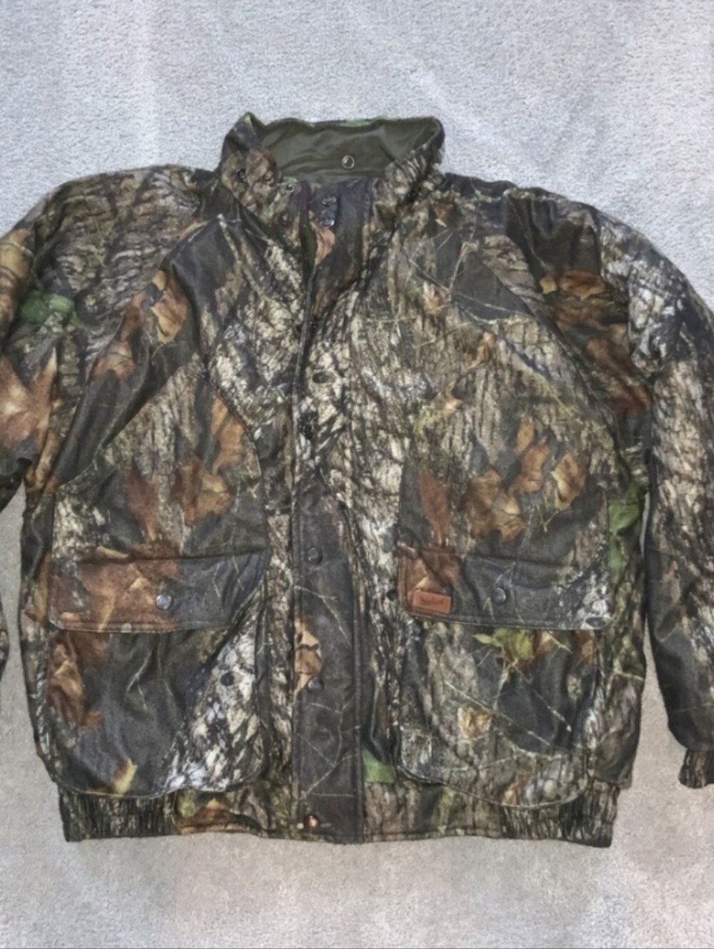 Men's Camo Reversible Puffer Jacket